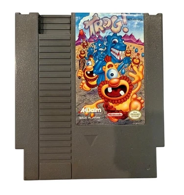 Cartucho auténtico probado Trog (Nintendo Entertainment System, 1991) NES Foto 1 de 3
