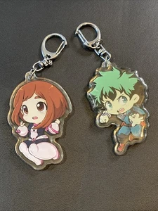 My Hero Academia Anime Schlüsselanhänger Izuku Midoriya & Ochaco Uraraka Set - Bild 1 von 1