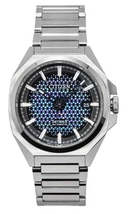 Orologio Uomo Citizen Serie 8 Quadrante Blu e Nero Abito Automatico 100M NA1010-84X - Foto 1 di 4