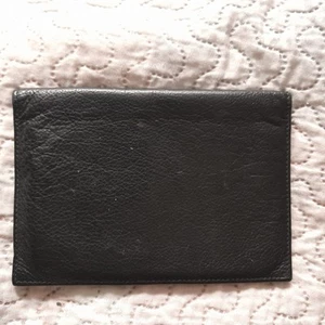 Edle schwarze Brieftasche Leder Herrenbrieftasche - Bild 1 von 2