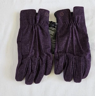NUEVO CON ETIQUETAS Guantes Lululemon City Keeper HTGT Púrpura Primaloft Talla S/M Foto 1 de 4