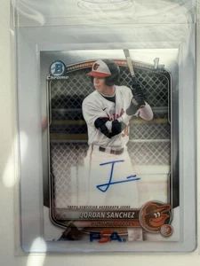 2025 Bowman Chrome Jordan Sanchez 1st Base Auto - Orioles #CPA-JOS - Picture 1 of 2