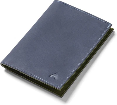 Allett Original Wallet, Midnight Blue | Leather, Slim,  - Image 1 of 4