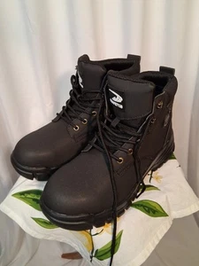 Waterproof 9K Safety JB Mens Steel Toe Safety Shoes Work Boots- Black 11 - Picture 1 of 10