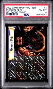 Harry Potter TCG WOTC Unusual Pets Promo Foil PSA 8 Chamber Of Secrets - Picture 1 of 2