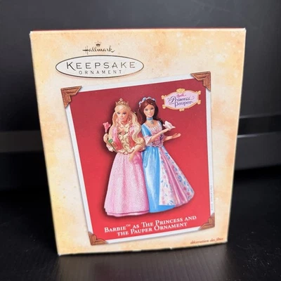 HALLMARK KEEPSAKE ORNAMENT BARBIE AS "THE PRINCESS & THE PAUPER" - 2004 - Image 1 of 4