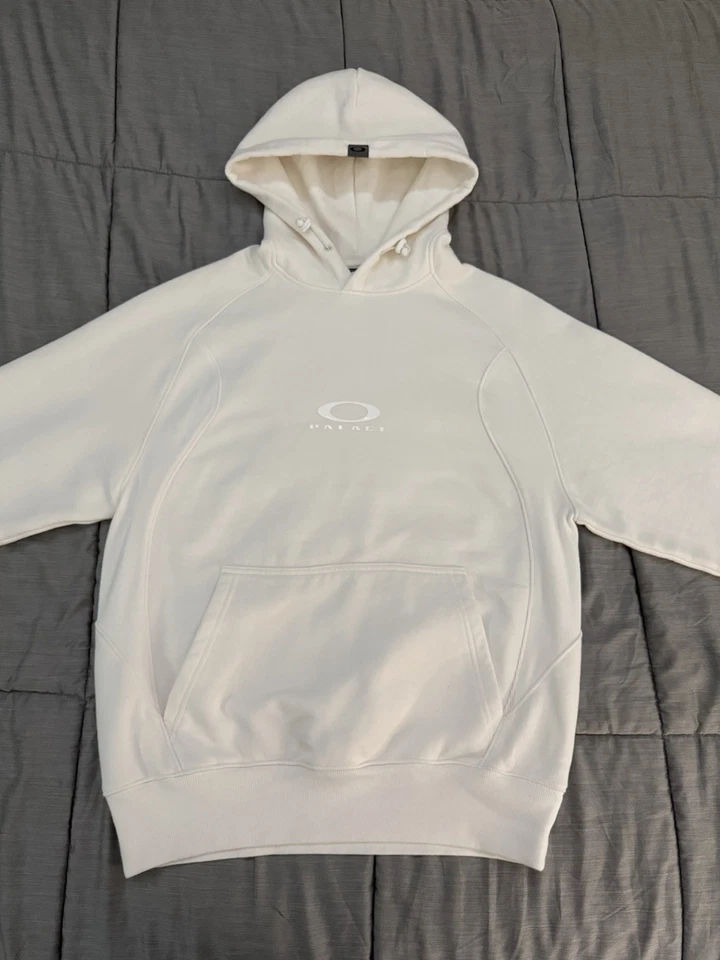 Sudadera con Capucha Palace x Oakley (FW24) Blanca’ Talla Pequeña Nueva Foto 1 de 3