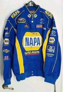 Chase Authentics Napa Auto Parts Michael Waltrip #55 Nascar Jacket Signed 3XL - Picture 1 of 6