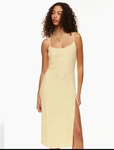 Aritzia Wilfred Affogato Floral Midi front-slip dress - Picture 1 of 11