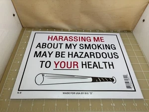Judd's Funny Smoking Sign - Picture 1 of 2
