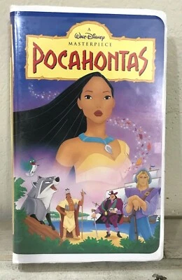 Walt Disney Masterpiece Pocahontas (VHS, 1996) Clamshell Plastic Case RARE Foto 1 de 3