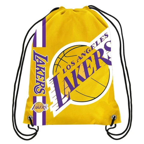 Los Angeles Lakers NBA Drawstring Backpack Gym Bag Cover