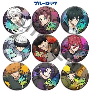 BLUE LOCK Anime Emblem Brooch Decorate Metal Badge Cospaly Cartoon Breastpin - Photo 1/22