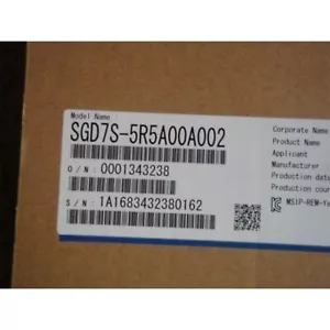 New Yaskawa SGD7S-5R5A00A002 AC Servo Drive SGD7S5R5A00A002 Expedited Shipping - Picture 1 of 1