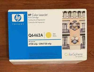 Original HP Q6462A Yellow Laserjet Druckerpatrone 4730 mfp, CM4730 mfp - Bild 1 von 5