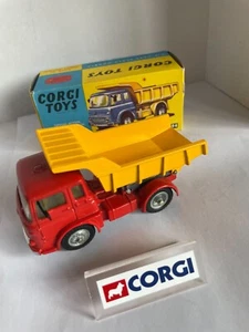 Corgi Toys 494 Bedford Kipper Truck Original Fahrzeug in OVP - Bild 1 von 24