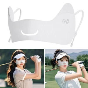 UV Blocking Half Face Cover UPF50+ Sun Mask Women's Face Mask for Outdoor - Picture 1 of 25