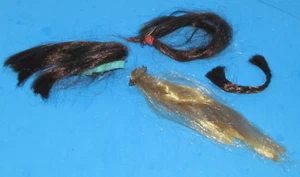 Vintage 60er Jahre? Barbie Set 4 brünette blonde Haarverlängerungen Teile L@@K - Bild 1 von 2