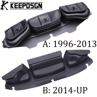 Сумка-обтекатель на лобовое стекло с 3 карманами для Harley Touring Electra Street Glide - Изображение 1 из 4