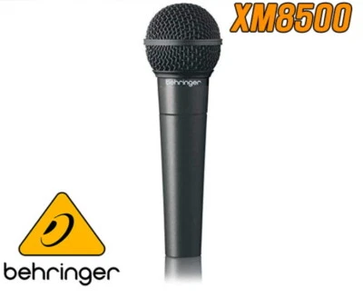 Behringer XM8500 Ultra Voice Mic 50Hz~150KHz Gold Plated XLR 70dB Free Track# - Image 1 of 4
