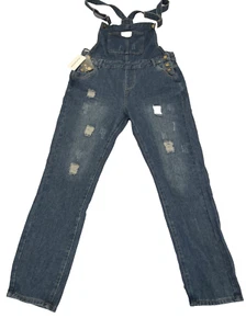 New AVA COSTUME Blue Jean Denim Bib Overalls TAG Large - Actual Size 36W x 31L - Picture 1 of 6
