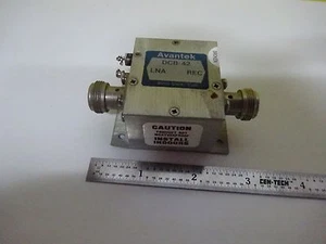 RF MICROWAVE FREQUENCY AVANTEK DCB-42 AMPLIFIER AS IS BIN#W6-04 - Picture 1 of 7