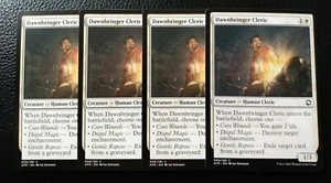Magic The Gathering Dawnbringer Cleric x4 Adventures in the Forgotten Realms 009/281 casi nuevo/m - Imagen 1 de 1