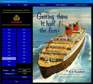 The Cunard Line Advertisments 1945-1967 digital collection - Picture 1 of 3