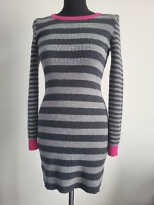 Kew Merino Knitted Stripe Dress S