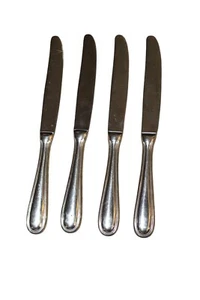 Cuisinart Mansfield Butter Knife Knives Lot Of 4 18/10 Stainless Flatware - Picture 1 of 3