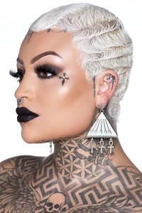 Killstar Heaven Sent Egyptian Cross Ankh Pyramids Gothic Earrings KSRA002799 - Picture 1 of 3