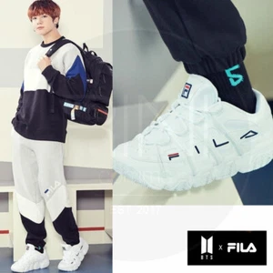 BTS FILA Jungkook Shoes Barricade XT 97 FS1HTB1051X_WWT + Tracking Number - Imagen 1 de 5