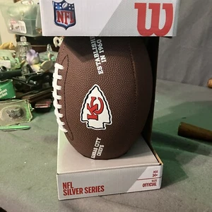 Wilson NFL Silver Series Kc Chiefs Football - Foto 1 di 9