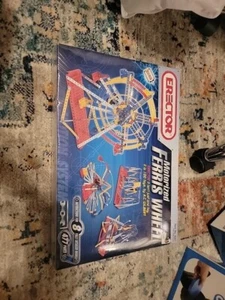 NEW Erector Motorized Ferris Wheel 477 Pieces Meccano 8257 Construction SEALED - Picture 1 of 9