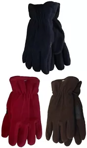 Guanti uomo donna donna sport outdoor invernali pile isolamento termico - marrone, rosso - Foto 1 di 5