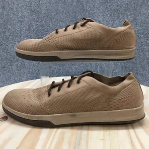 George Shoes Mens 13 Sneakers Brown Wingtip Lace Up Casual Comfort Round Toe Low - Picture 1 of 16