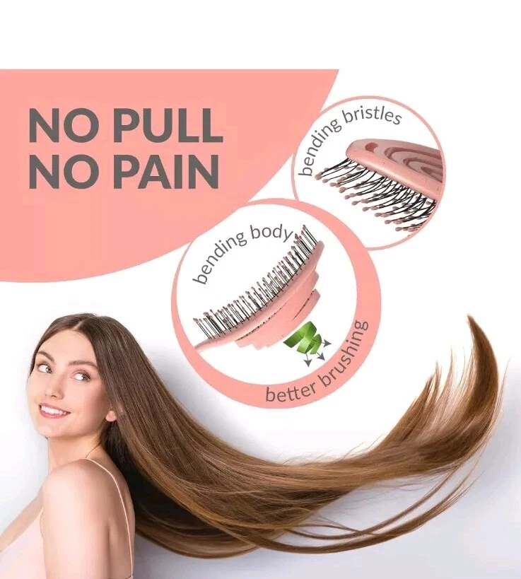 MAROUS MarQus - Ultra Soft Bristle Haarbürste - Entwirrbürste für jeden Haartyp