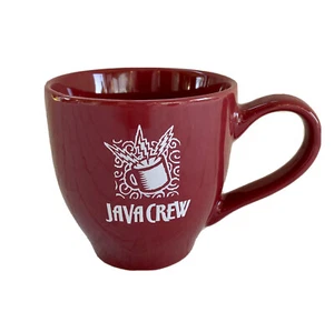Taza de café Java Crew Borgoña mango grande - Imagen 1 de 5