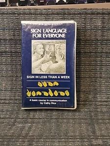 VHS: Sign Language For Everyone - Sign in Less Than A WeeK - Bill Rice Ranch - Picture 1 of 8