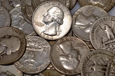 Washington Quarters 90% Junk Silver 1932 - 1964 Old US Coins Investment Cover