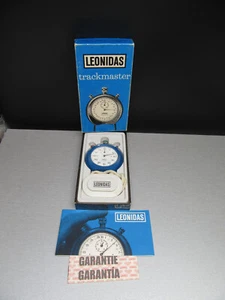 G671  Vintage " LEONIDAS Trackmaster " Handaufzug Stoppuhr Ref.8041 ⭐⭐ - Bild 1 von 14