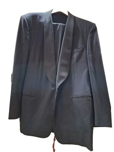 Canali 13711/39 Black One Button Tuxedo Size 54L - Picture 1 of 24