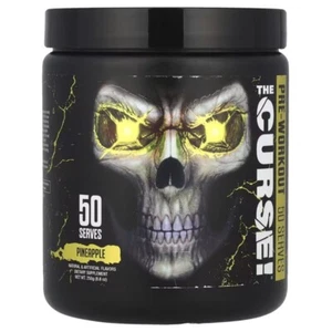 JNX Sports The Curse Pineapple Shred flavour Pre-Workout 250g 50 Servings - Picture 1 of 2