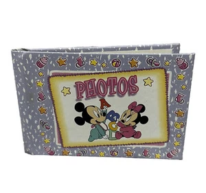 Vintage 90s Disney Memories Baby Photo Album Mickey Minnie Mouse Picture Book - Picture 1 of 8