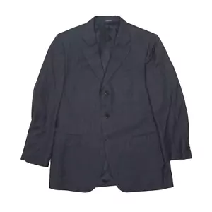 PRADA Milano Blazer Jacket Grey Wool Pinstripe Mens M - Picture 1 of 8