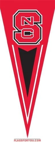 NC State Wolfpack NCAA Weather Resistant Indoor/Outdoor Pennant Cover