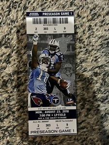 Tennessee Titans vs Arizona Cardinals 2010 8/23 Boleto de la NFL - Imagen 1 de 1