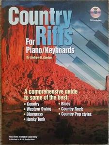 Libro/archivos de audio Country Riffs para piano/teclados - Imagen 1 de 2