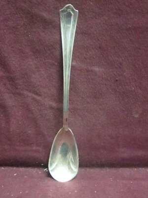Manchester Sterling Mary Warren  SOLID  OLIVE SPOON  6 1/4" 14g  No Monogram - Image 1 of 4