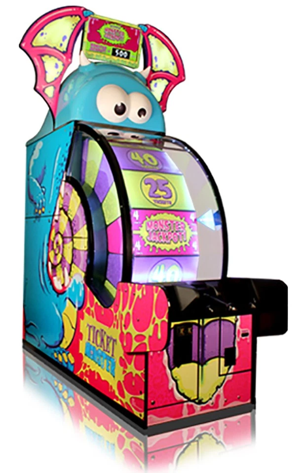 Bay Tek Ticket Monster Arcade Redemption Game - Image 1 of 1
